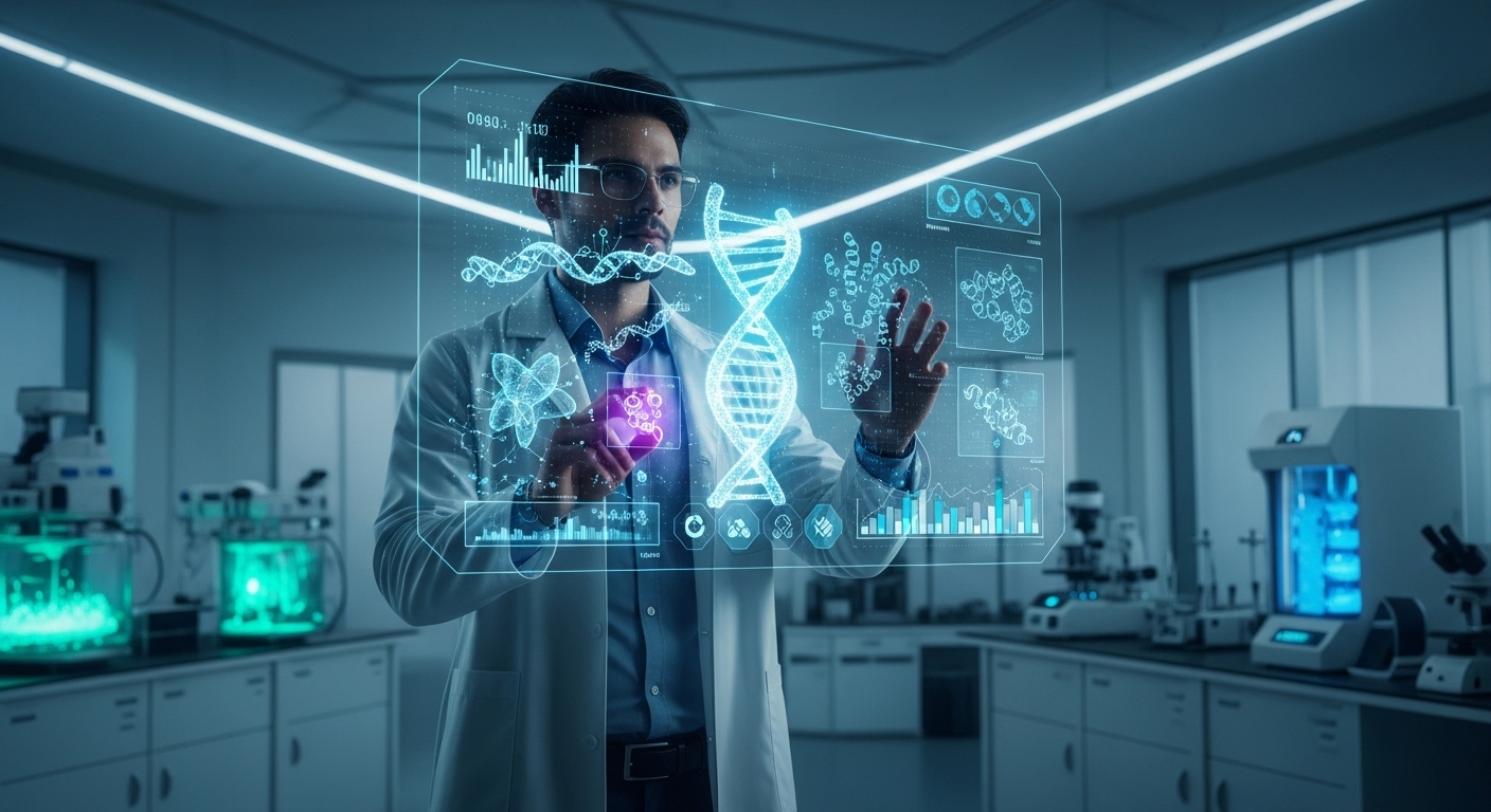 Capa do post Tendências em Biotecnologia: Guia Completo para o Biomédico do Futuro