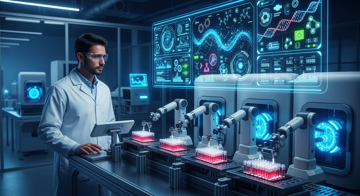 Capa do post O Futuro das Análises Clínicas: Automação, Tendências e o Papel Essencial do Biomédico